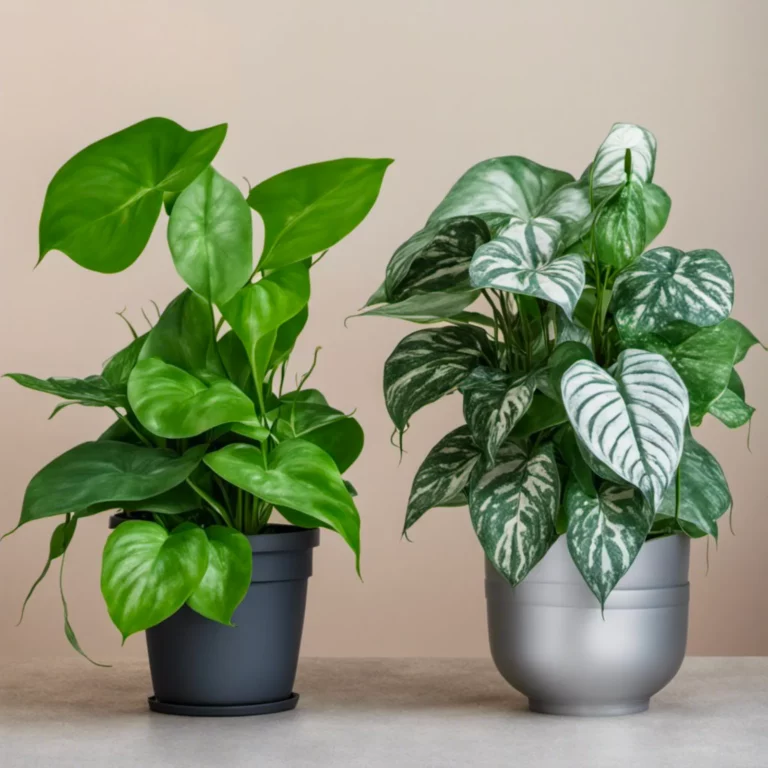 Scindapsus Pictus vs Silver Satin Pothos: Which is the Best Indoor Plant for You?
