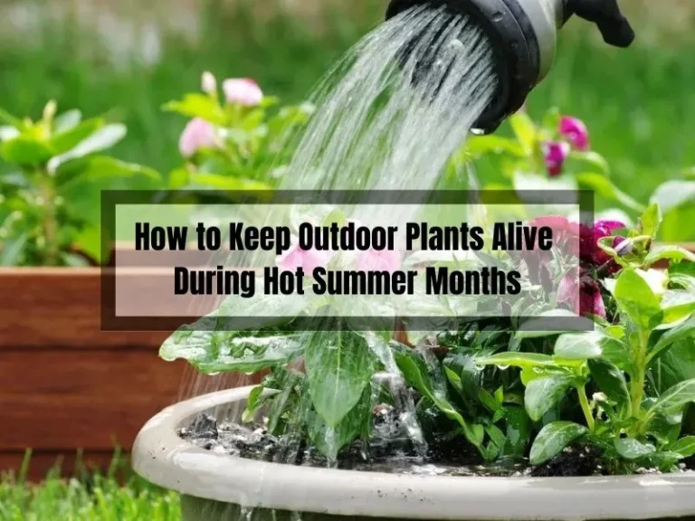 How to Keep Outdoor Plants Alive During Summer: Expert Tips