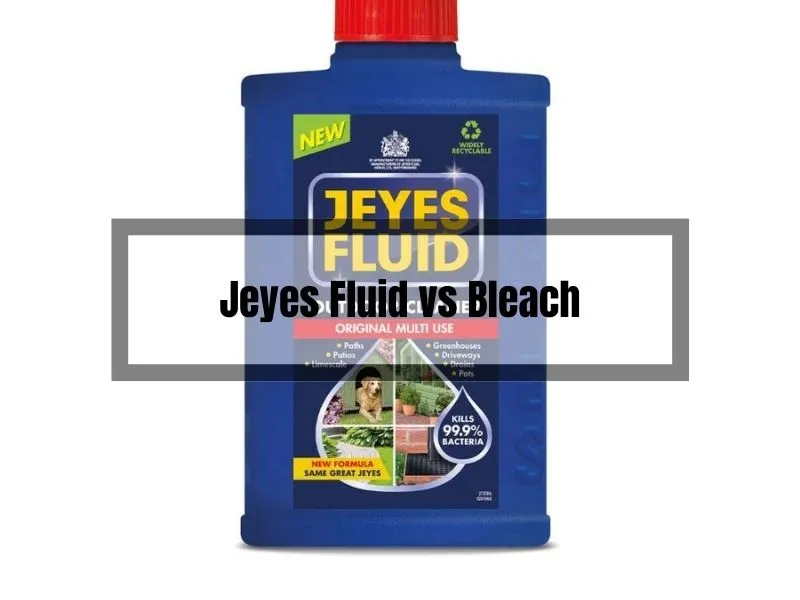 Jeyes Fluid vs Bleach