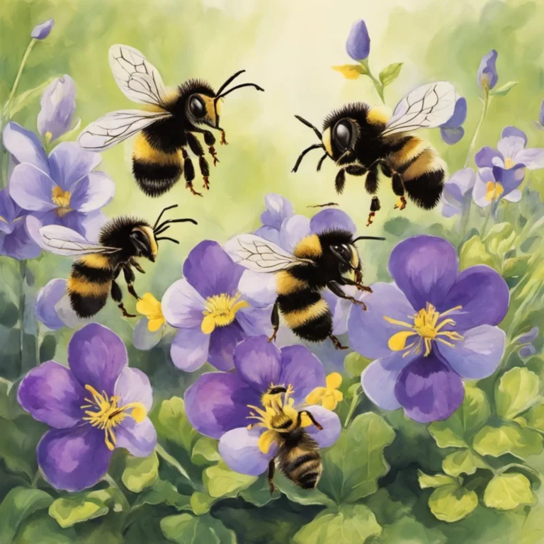Are Bees Attracted to Wild Violets? Exploring the Relationship Between Bees and Wildflowers