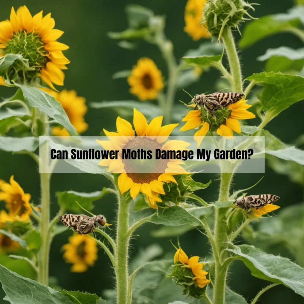 Can Sunflower Moths Damage My Garden