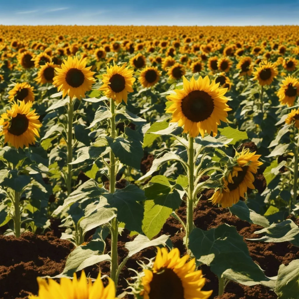 Natural Methods and Their Effects on Sunflowers