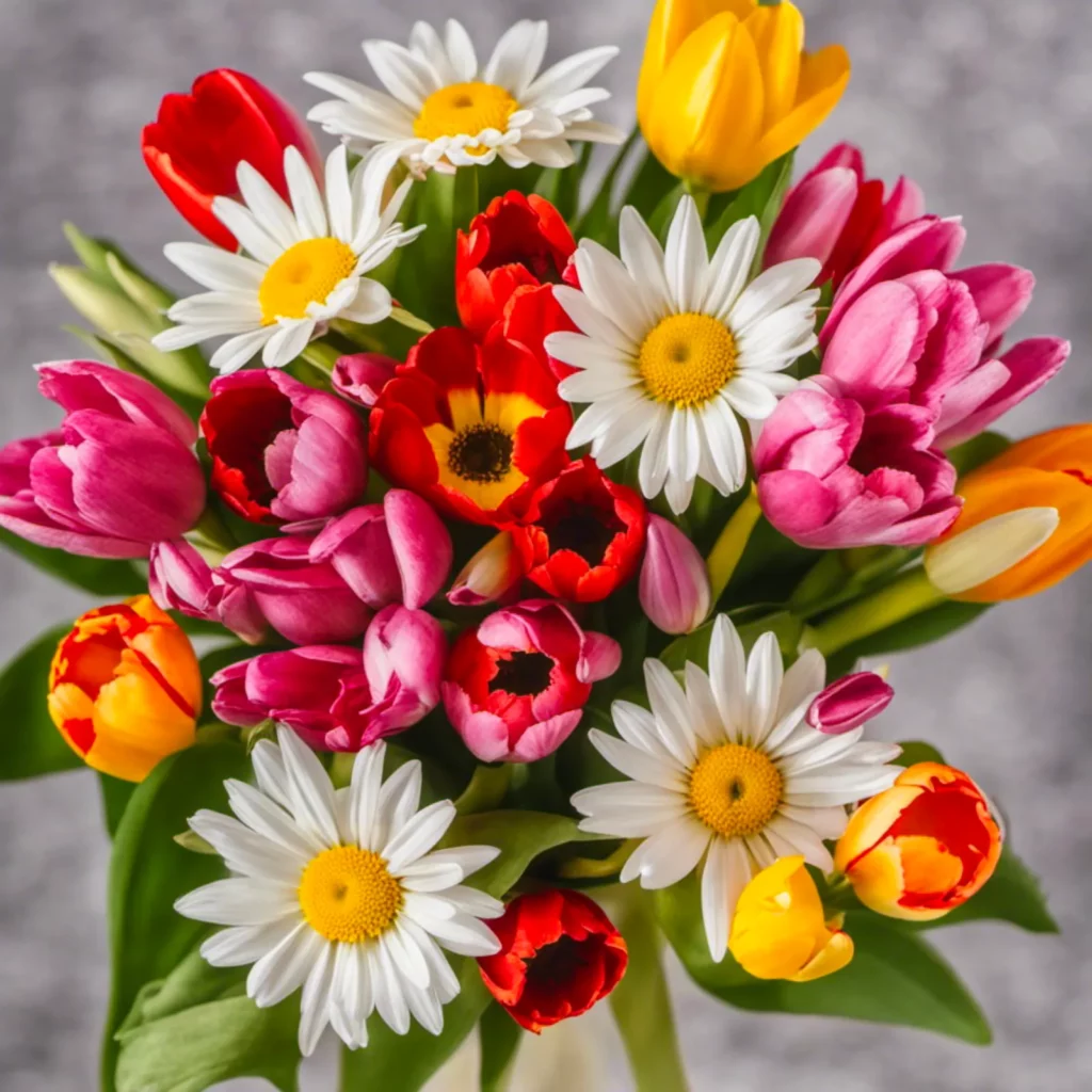 Comparing Daisies and Tulips