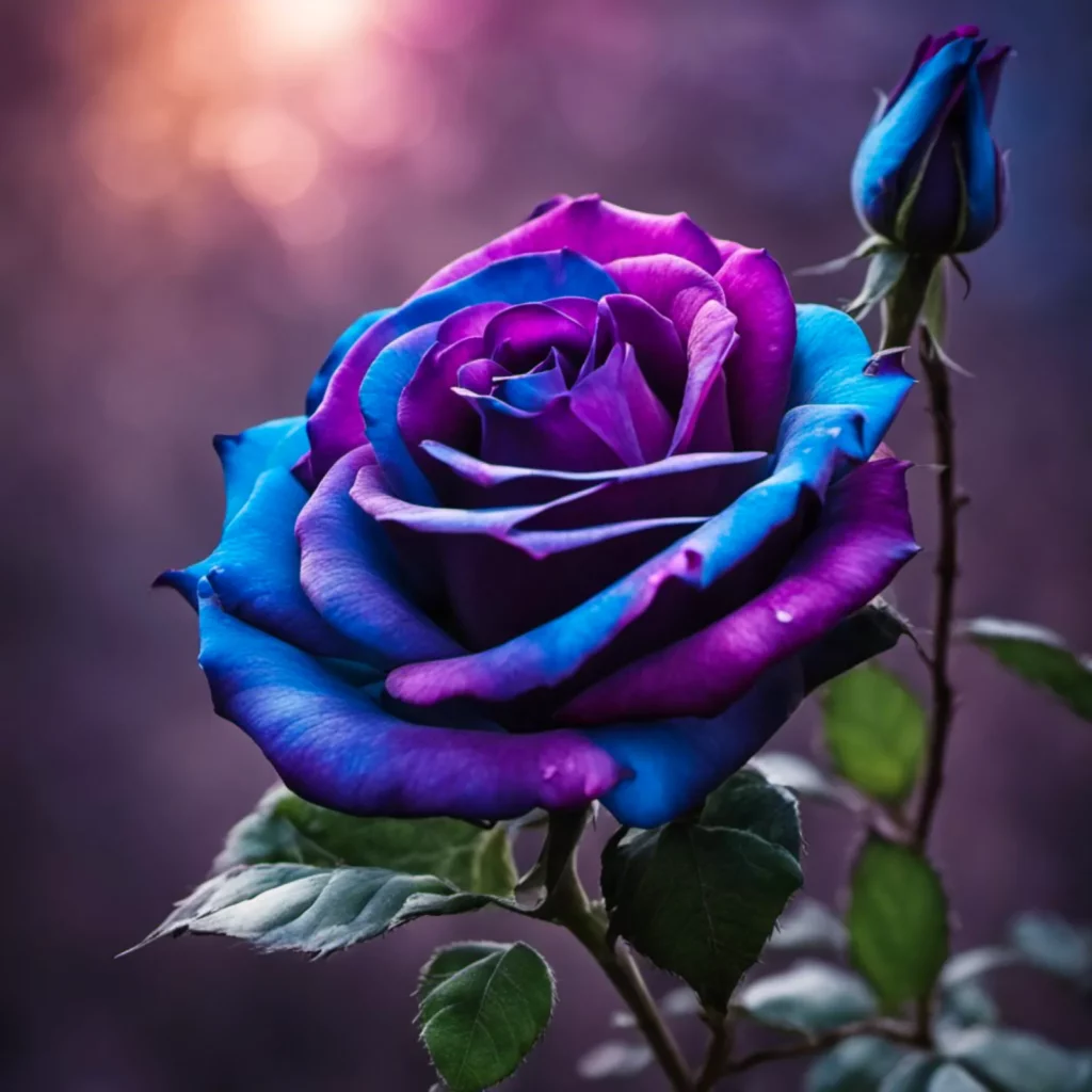 Zennixplus Purple Blue Rose